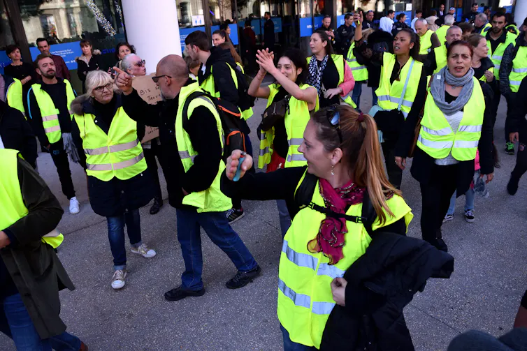 Manifestation de « gilets jaunes » à Marseille le 14 novembre 2018