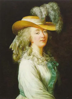Madame Du Barry retratada por Élisabeth Vigée-Lebrun en 1781.