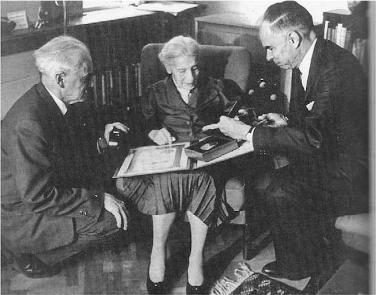 Meitner, Frisch et Seaborg