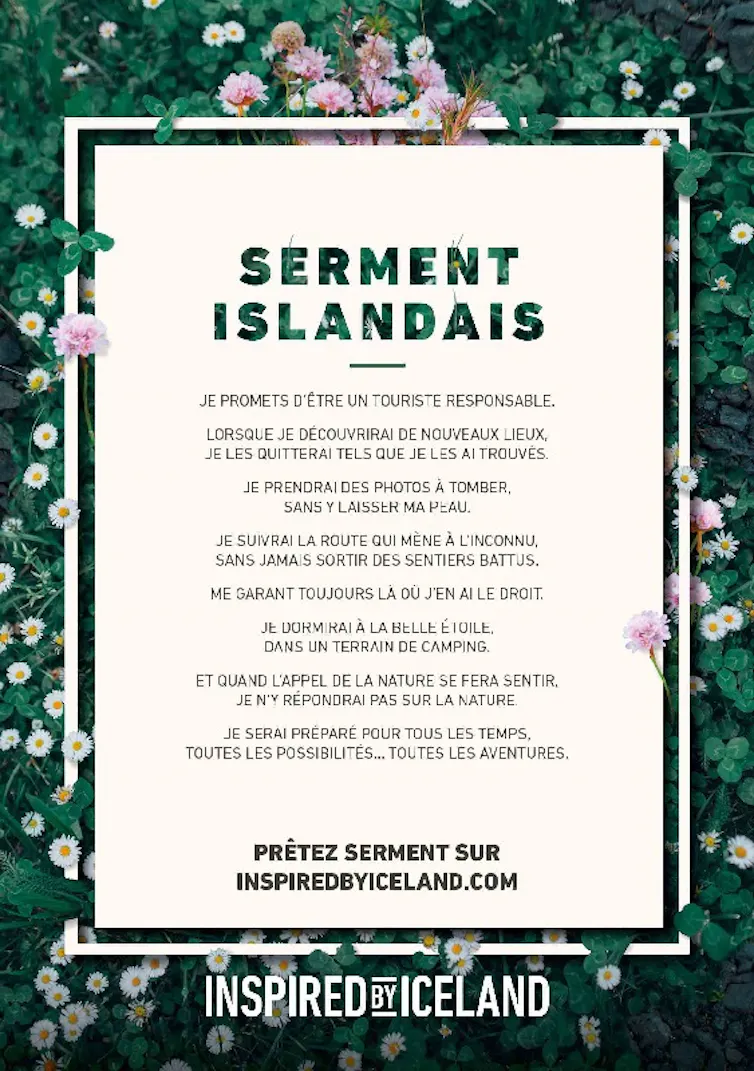Serment à la nature islandais