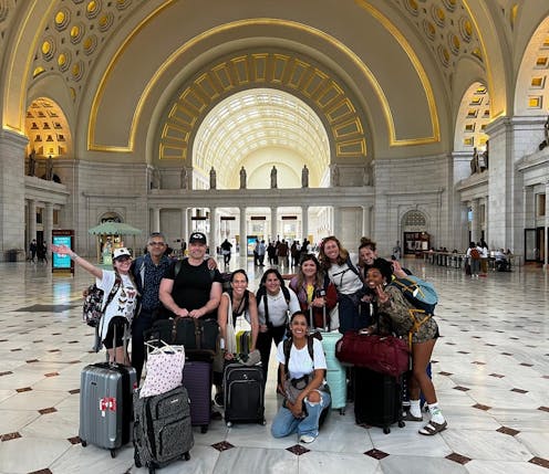 Graduate students explore America’s polarized landscape via train in this course