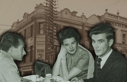 Melbourne’s lost 1950s bohemian hub, the Swanston Family hotel