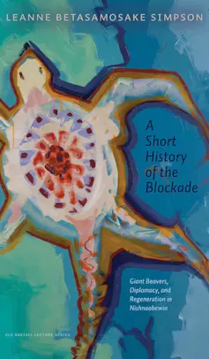 a book cover with a watercolour painting
