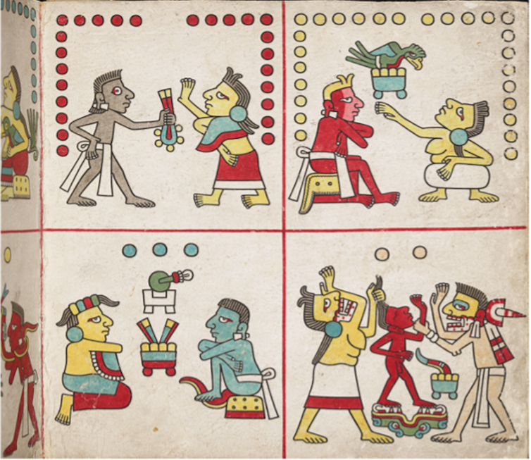 Illustrations of colourful characters