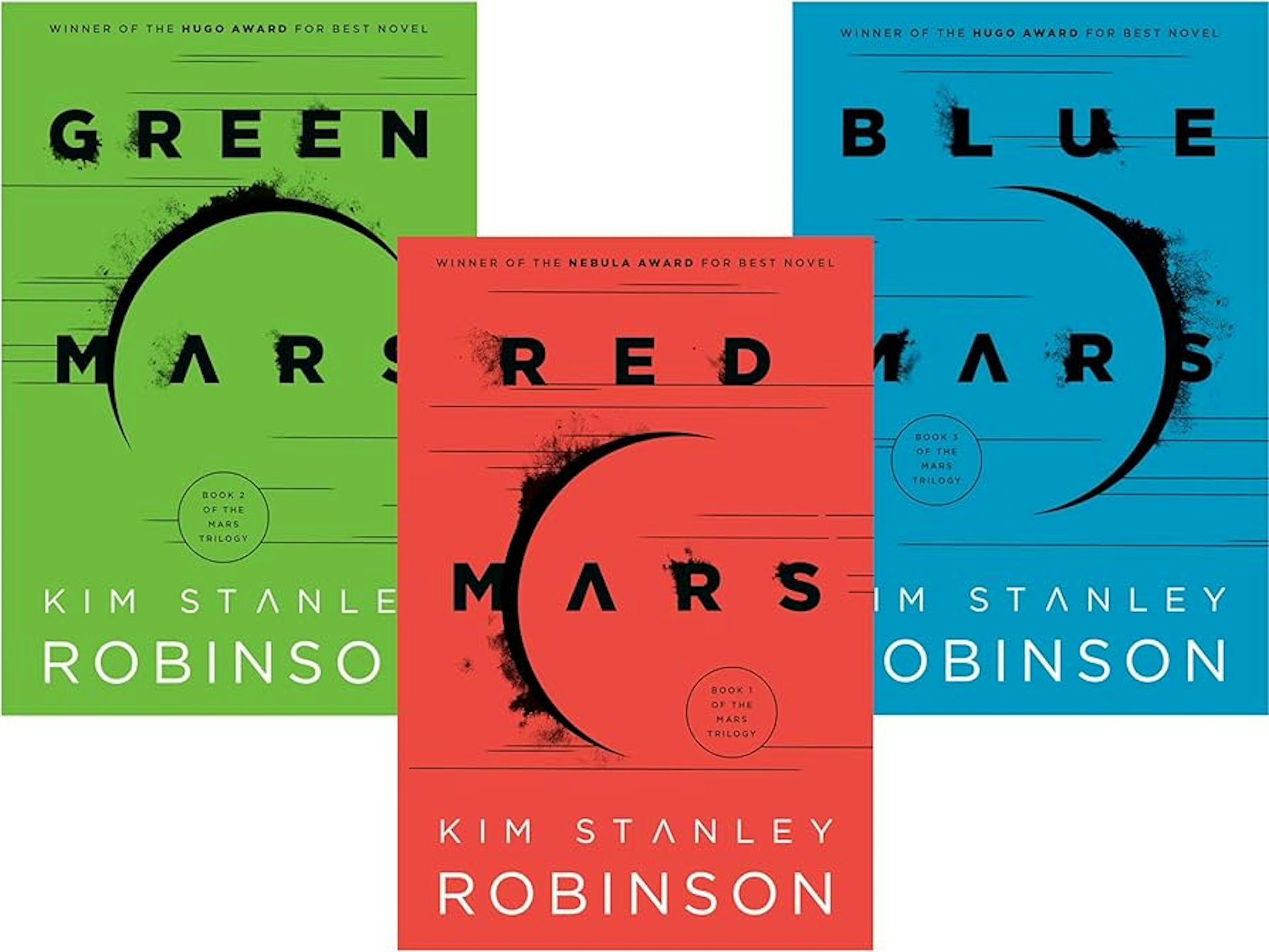 Book jackets for the trilogy