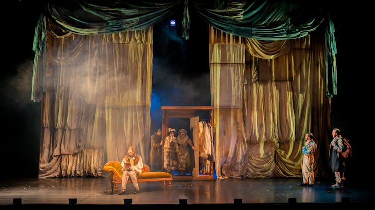 The stage