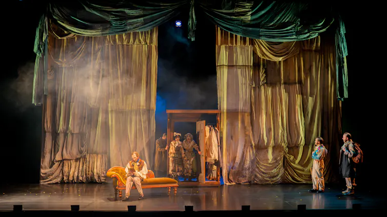 The stage