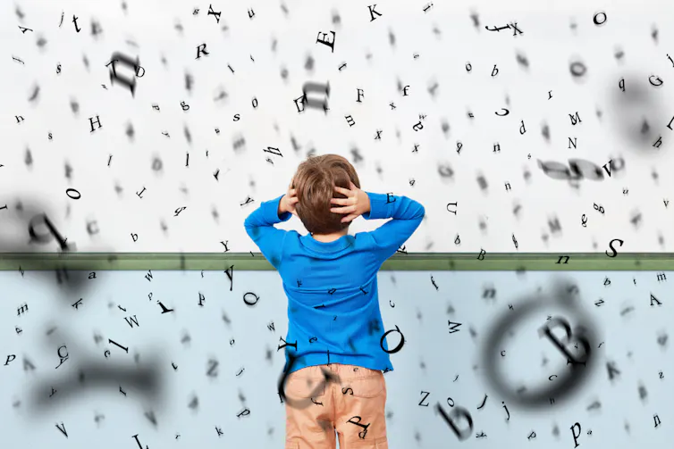 Un élève qui a des difficultés à comprendre un texte