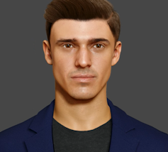 Formal looking AI chatbot