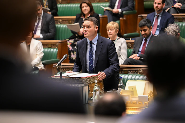 Wes Streeting speaking in the House of Commons
