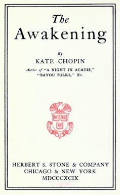 Portada de la primera edición de _El despertar_, de Kate Chopin.