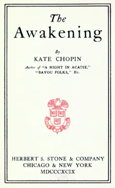 Portada de la primera edición de _El despertar_, de Kate Chopin.