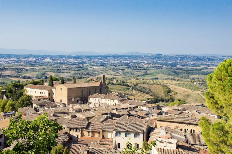 Rural Italian countryside