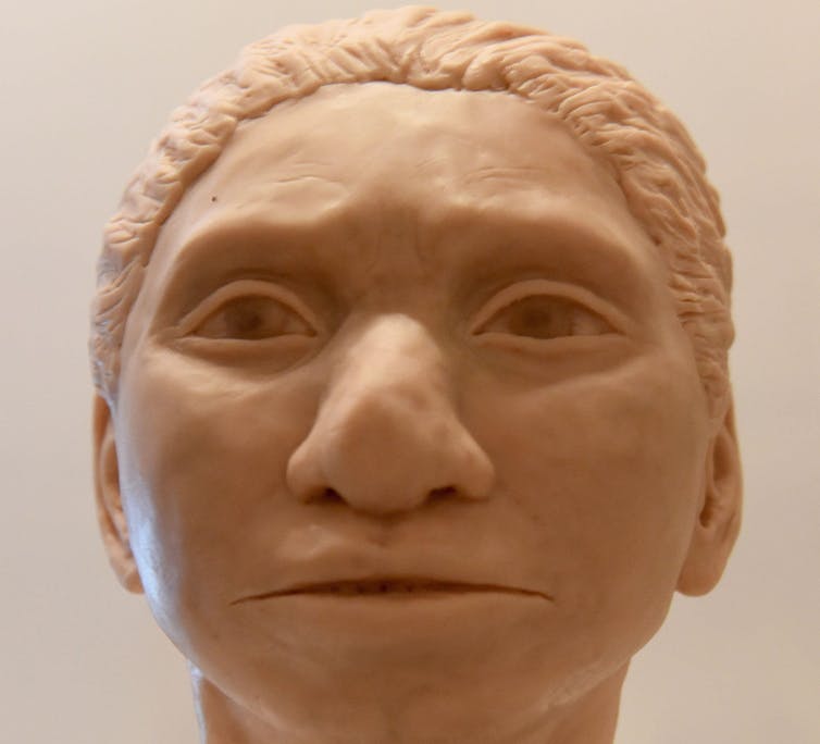 A primeira reconstrução de um Denisovan, da Universidade Hebraica em 2019.