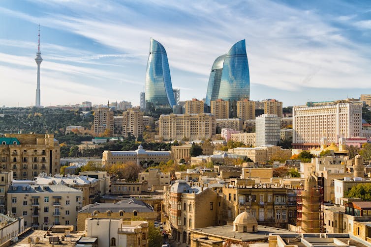 baku, cityscape