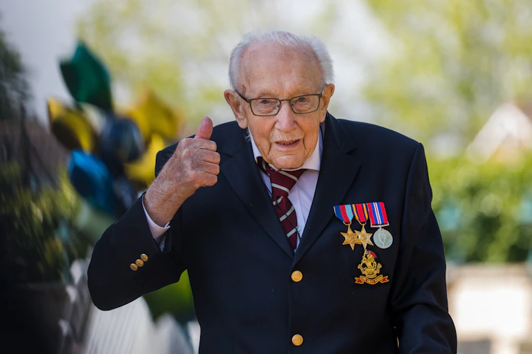 Captain Sir Tom Moore.