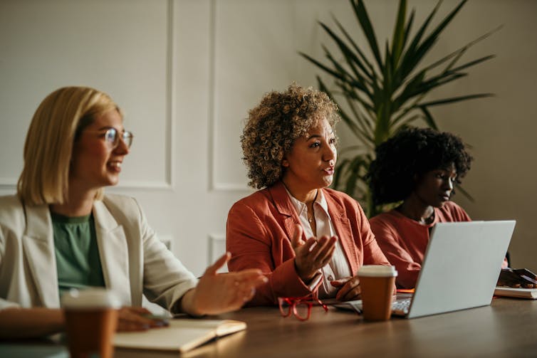 Women in business meeting