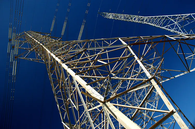 electricity transmission tower
