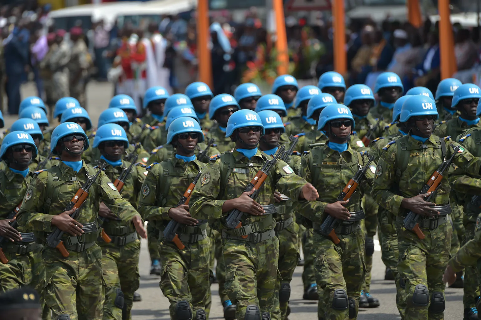 Afp Peacekeepers Peacekeeping armies: what are they, why do African states build them ...
