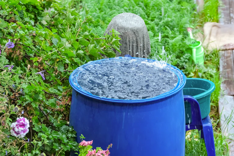 tonneau de récupération d'eau