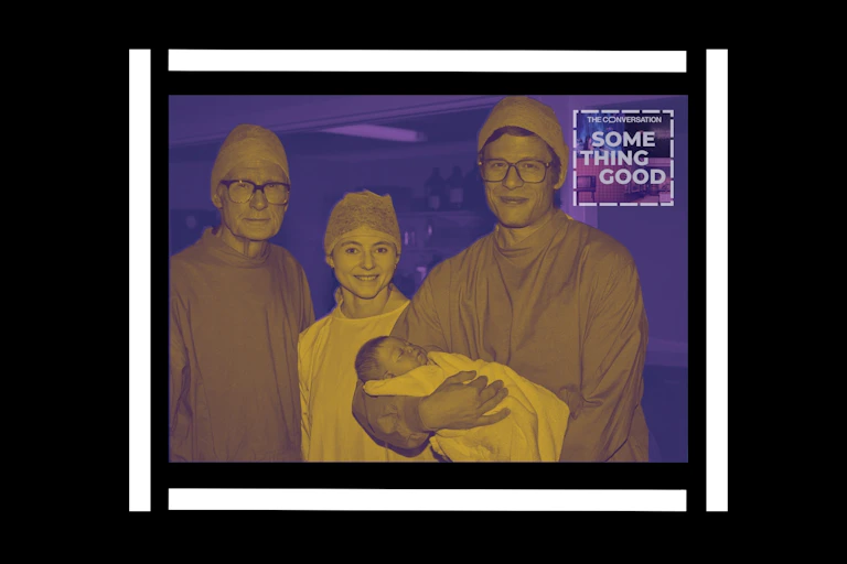The stars of Joy, Bill Nighy, Thomasin McKenzie and James Norton.