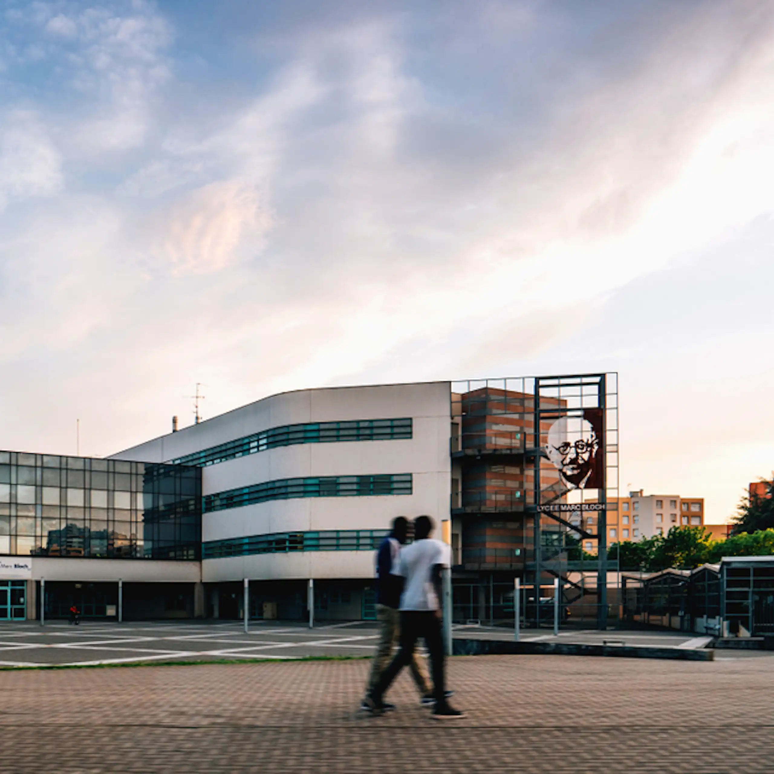Lycée Marc-Bloch à Strasbourg, en 2018.