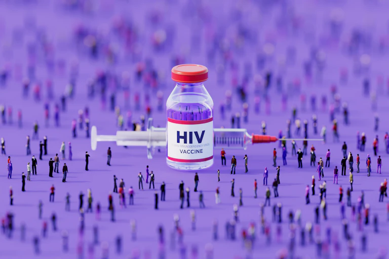 Vial with syringe