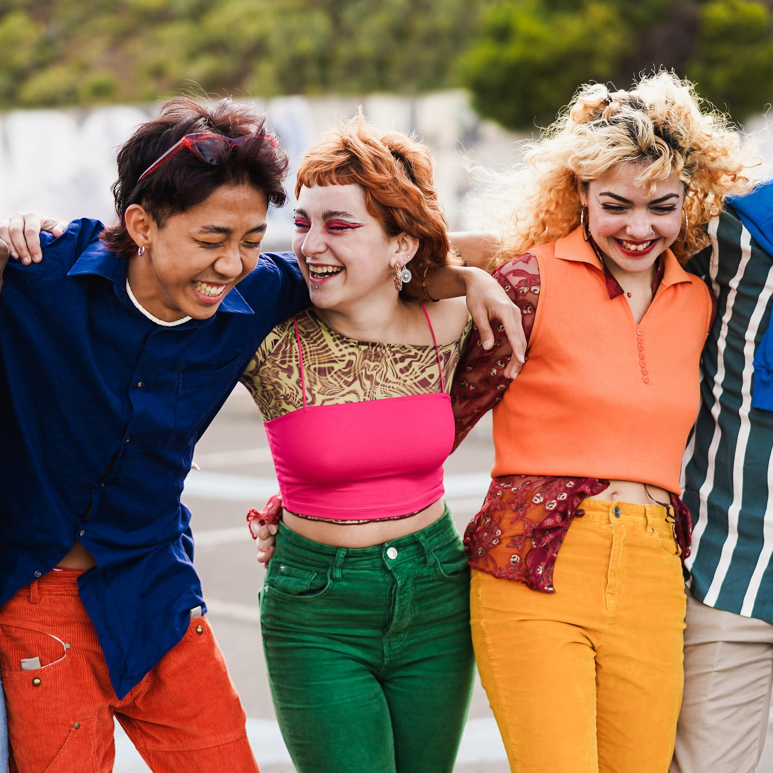 A group of young people of diverse backgrounds