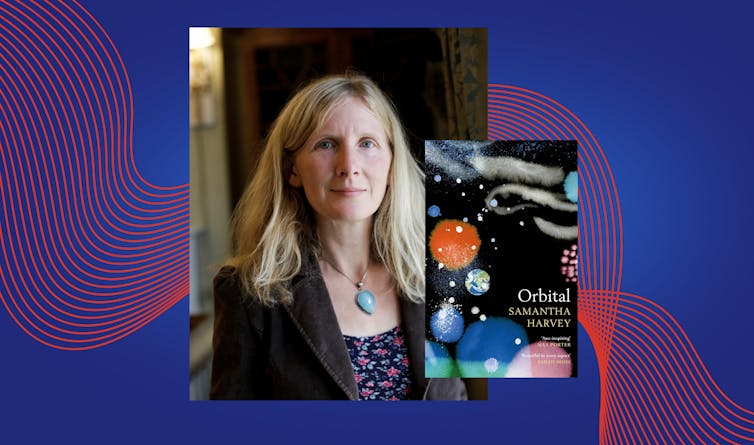 Samantha Harvey and the cover of Orbital