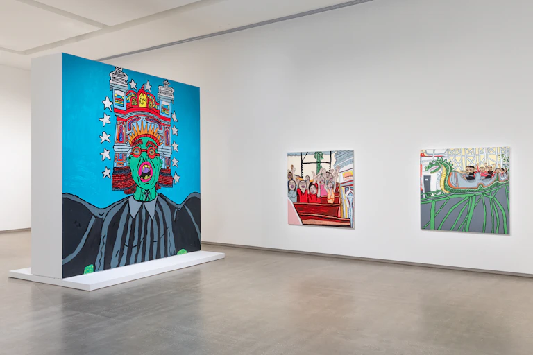 Three paintings