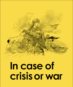 The cover of Sweden's recent civil defence booklet