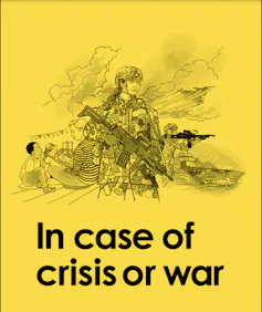 The cover of Sweden's recent civil defence booklet