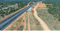 Encuentro de la Autovía A11 con la calzada romana de Numancia a Osma.