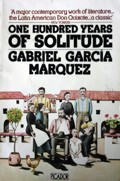 Portada del libro Cien años de soledad de Gabriel García Márquez de 1978.