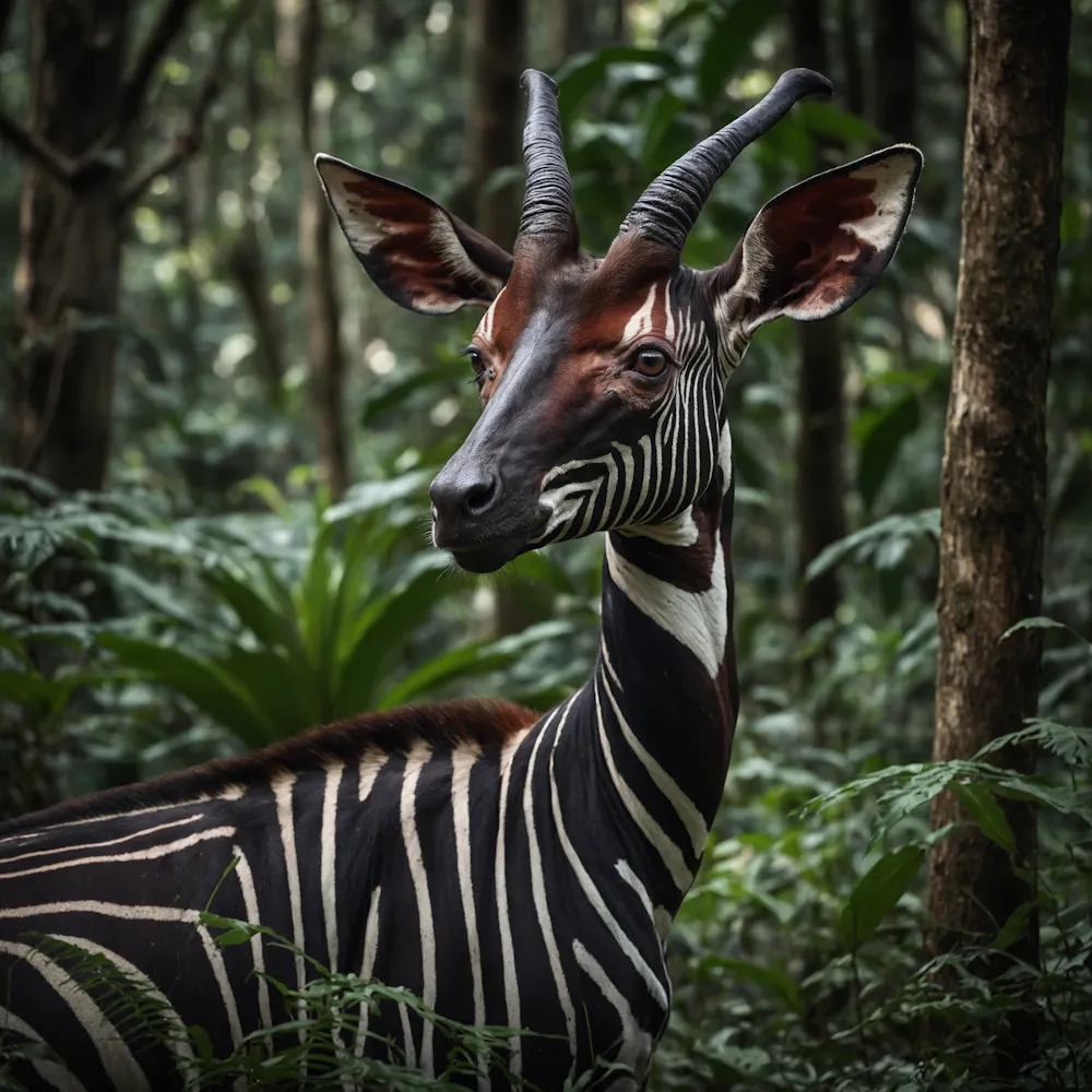 Okapi Ravaged jungle: just 25% of the world’s surviving tropical rainforests ...