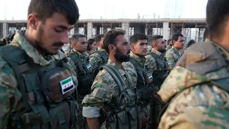 Members of Syrian National Army.