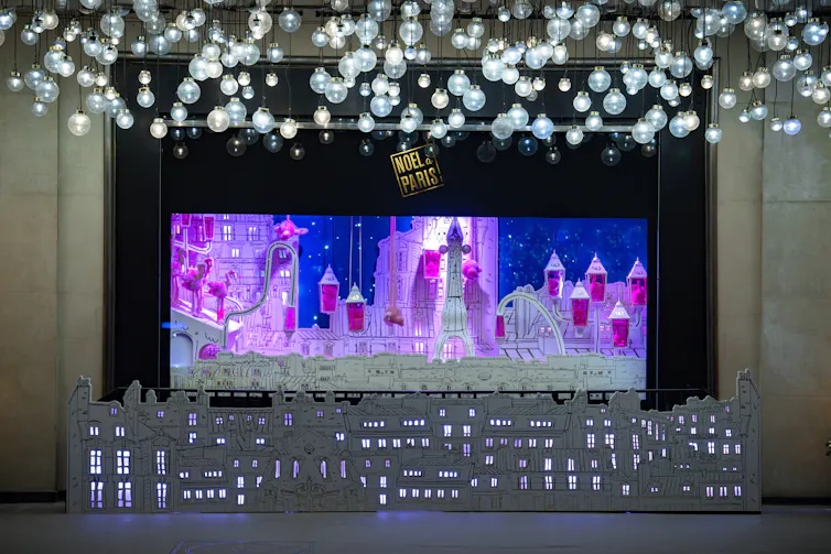 Vitrine de Noël du Bon marché, 2024