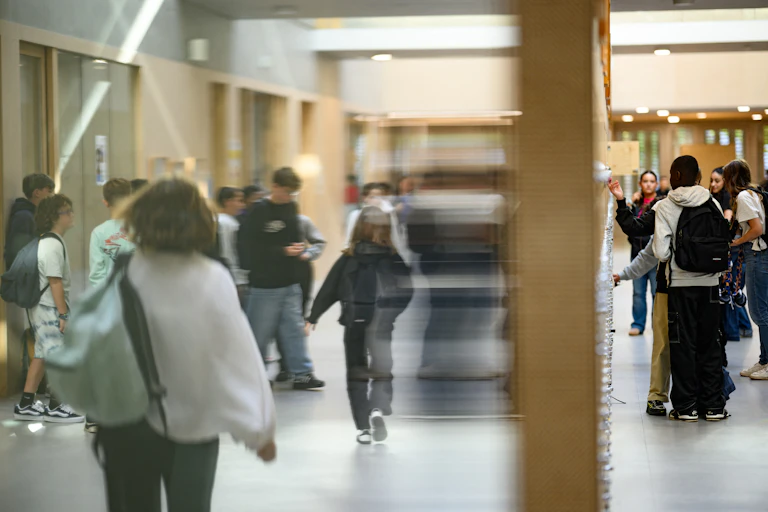Rentrée 2024 au collège Auguste Brizeux, à Lorient.