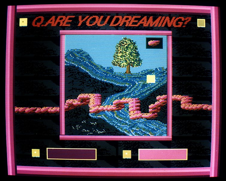 old school video game load up screen