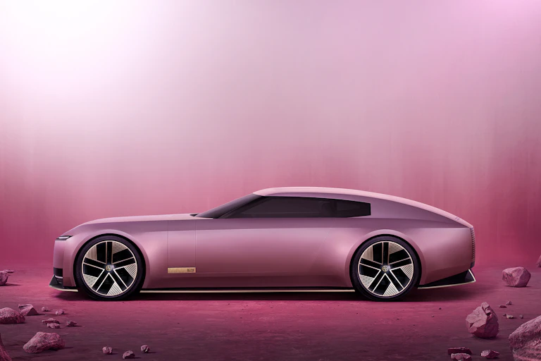 The pink Jaguar Type 00