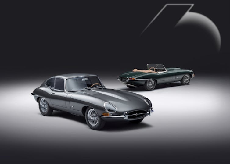 Two Jaguar's E-Types
