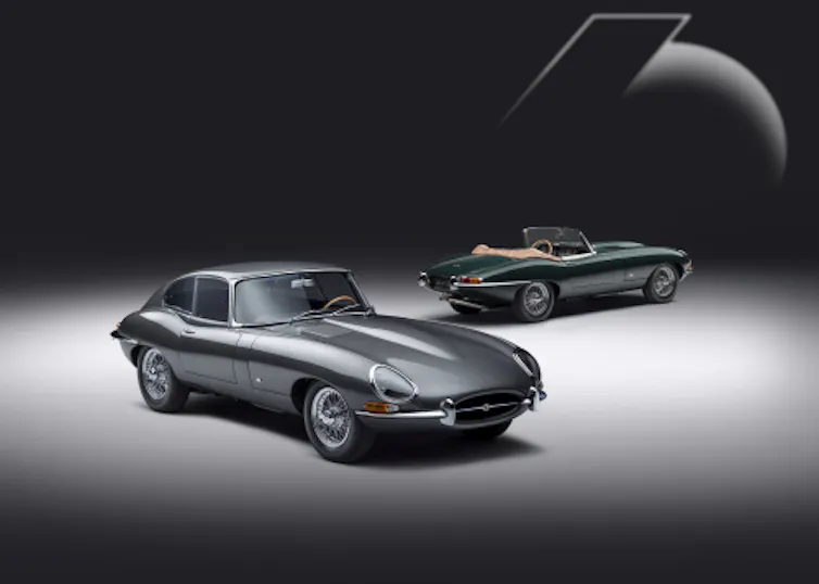 Two Jaguar's E-Types