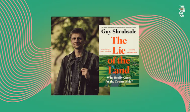 Book cover of The Lie of the Land and Guy Shrubsole