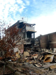 une maison en ruine