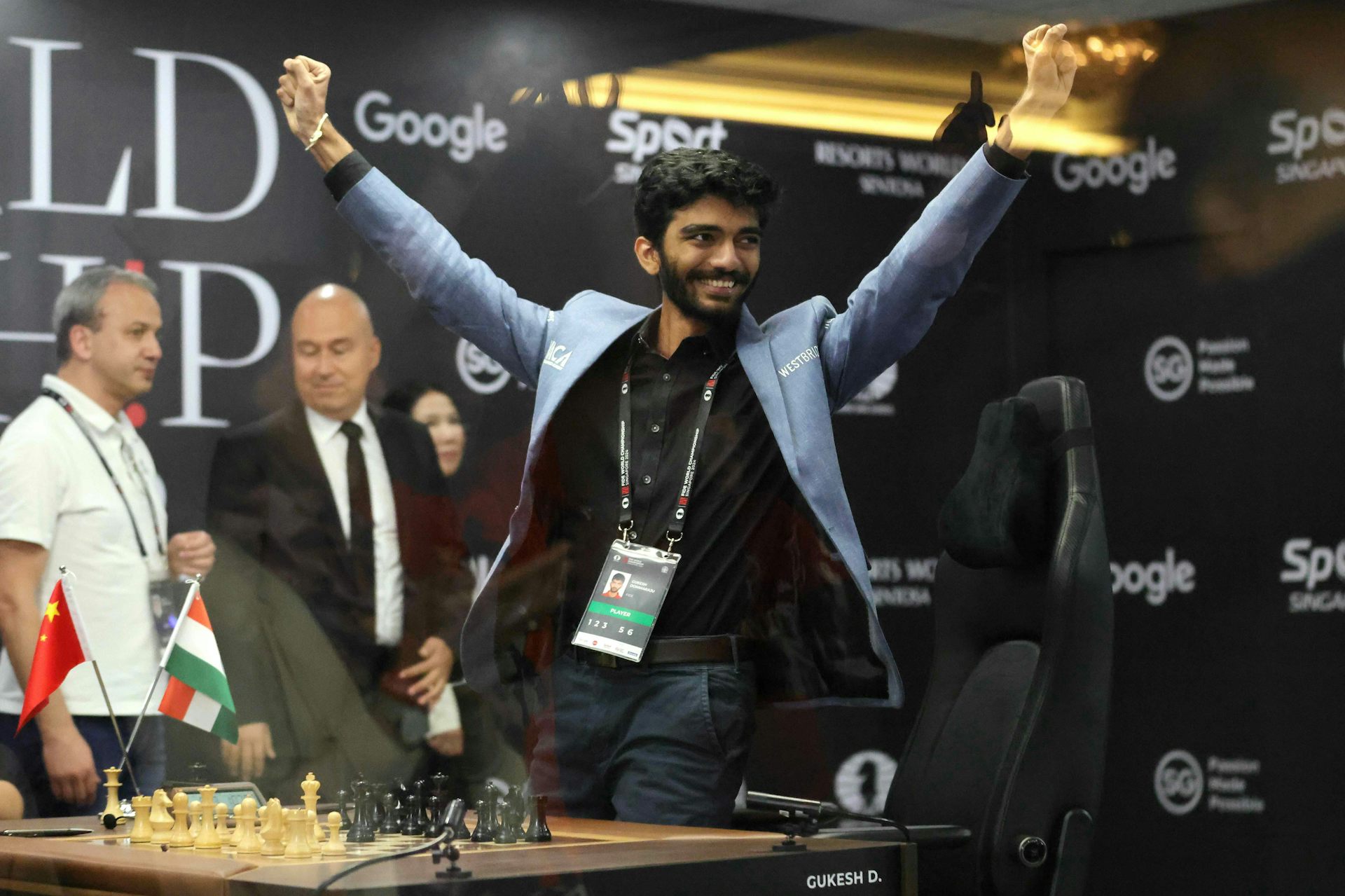 Teenage prodigy Gukesh D defeats Ding Liren to become youngest world ...