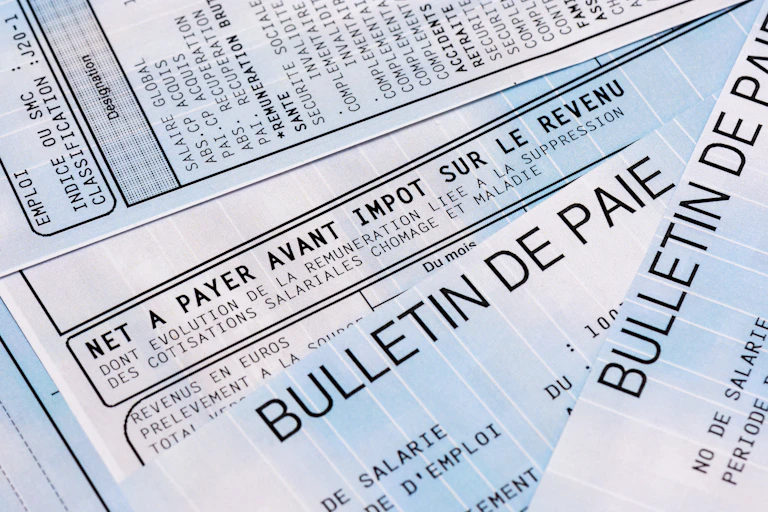 Exemples de bulletins de paie