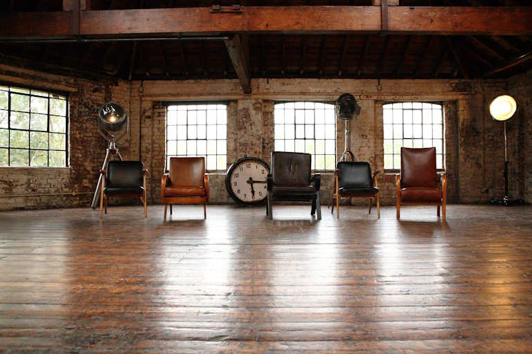 The set of Dragons' Den.