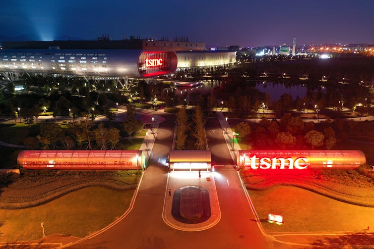 TSMC plant in Nanji, Taiwan