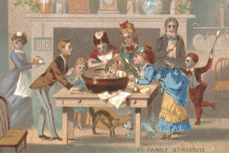 A family fighting over the Christmas cooking