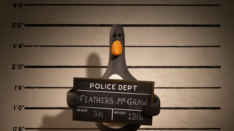 Feathers McGraw's mug shot